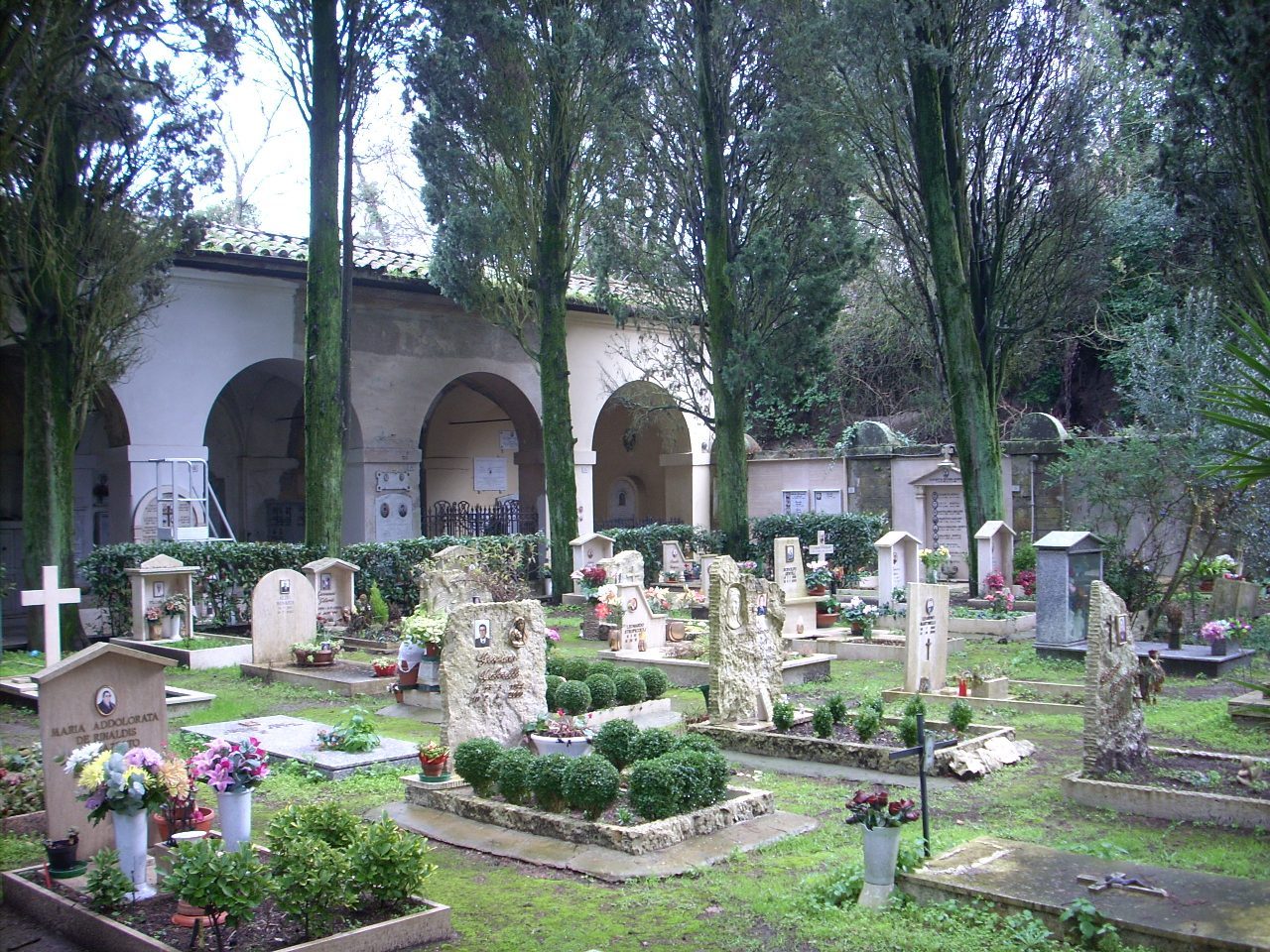 Carlo Maggiorani's tomb, Cimitero dei Cappuccini, Campagnano, Italy - 01.JPG